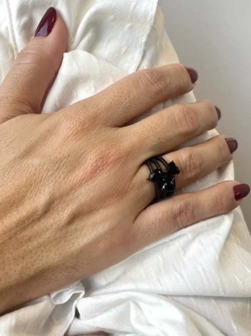 ANEL RÓDIO NEGRO CORAÇÃO - Image 2