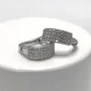 BRINCO ARGOLA CRAVEJADO FECHO TRAVA
