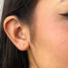 BRINCO CORAÇÃO ZIRCONIA 3MM - Imagem 2