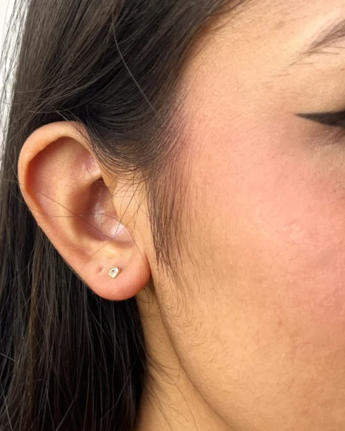BRINCO CORAÇÃO ZIRCONIA 3MM - Imagem 2