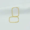 BRINCO ARGOLA RETANGULAR 30 mm